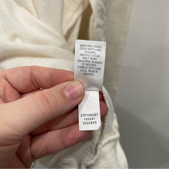 J. Jill V-Neck Long Sleeve Tunic Top Cotton Blend XL - Picture 9 of 11